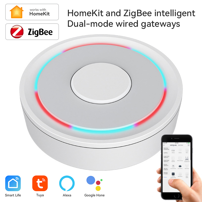 Home Automation Tutorial - Tuya ZigBee Smart Gateway Homekit โทรศัพท์ฮับไร้สายแบบมีสายรีโมทคอนโทรลสะพาน