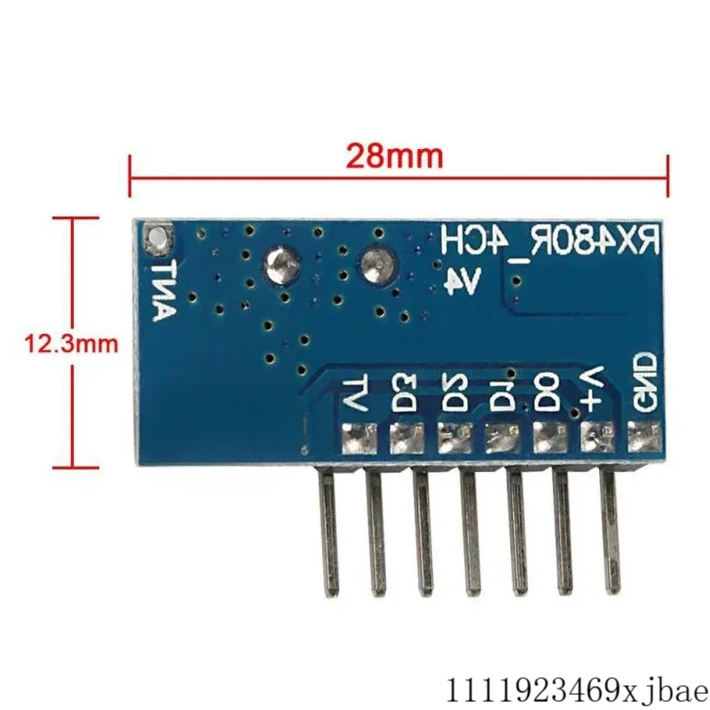 โมดูลรับส่งสัญญาณ RF ไร้สาย 43 - 433Mhz Receiver Module บทวิจารณ์และราคา
