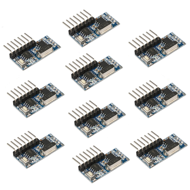 10 ชิ้น 433 เมกะเฮิรตซ์ โมดูลร - 433Mhz Receiver Module บทวิจารณ์และราคา