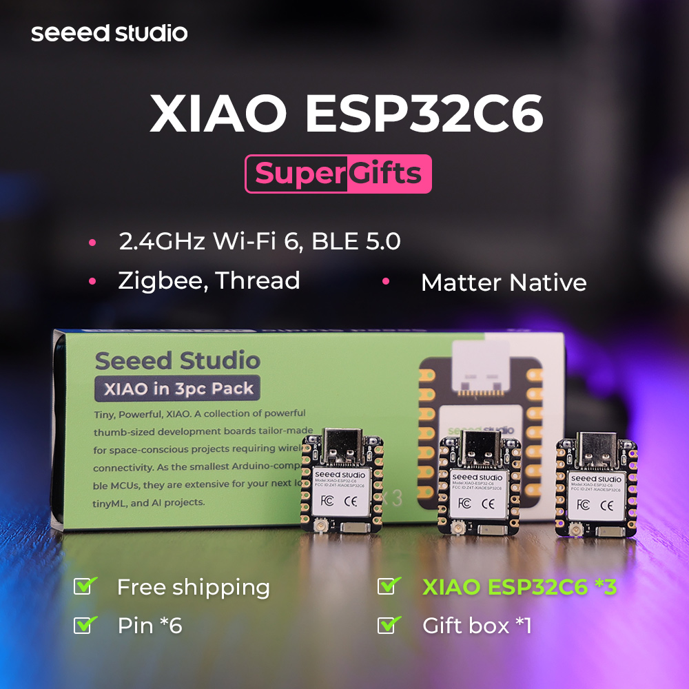 บอร์ดพัฒนาขนาดเล็ก ESP32C6 XIA - Display Epaper 2.9 บทวิจารณ์และราคา