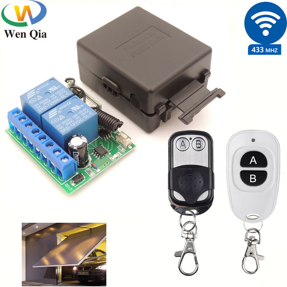 433MHz 12V ไร้สายโรงรถประตู/มอ - 433Mhz Receiver Module บทวิจารณ์และราคา